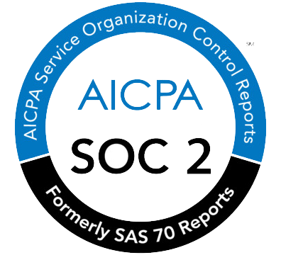 AICPA SOC 2 compliance badge